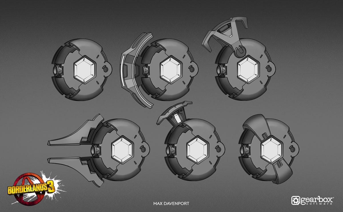 Borderlands 3 щиты. Borderlands anshin. Щит концепт арт. Max Davenport Borderlands. Shield Concept.