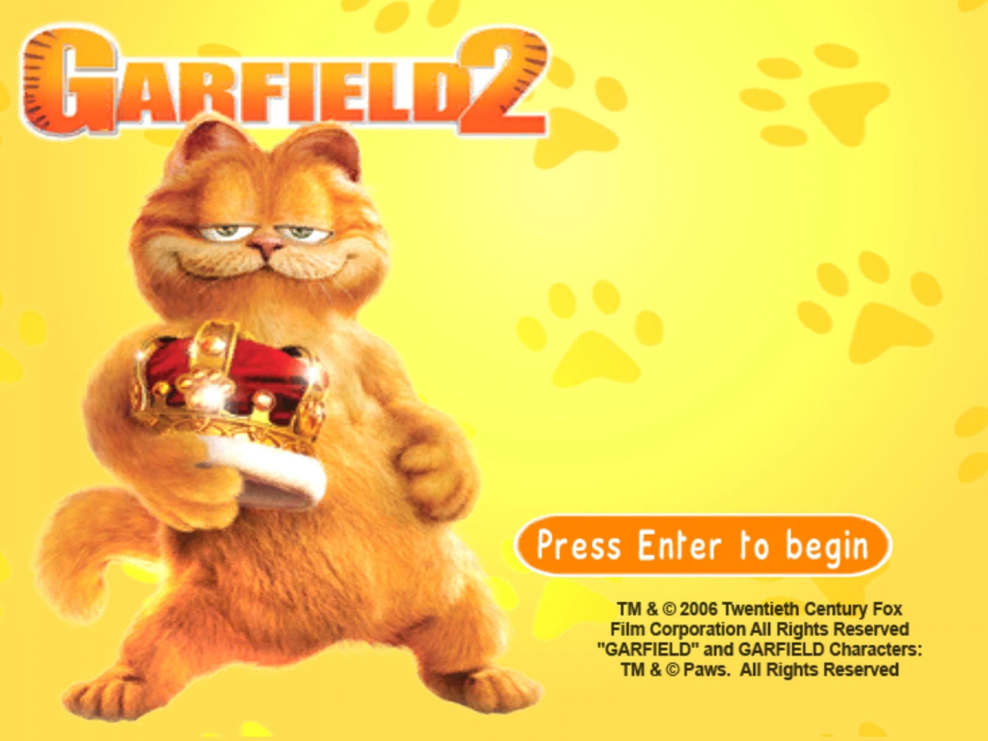 Играй гарфилд. Гарфилд 2. Гарфилд 2 на ПС 2. Garfield: a Tail of two Kitties игра. Кот Гарфилд игра.