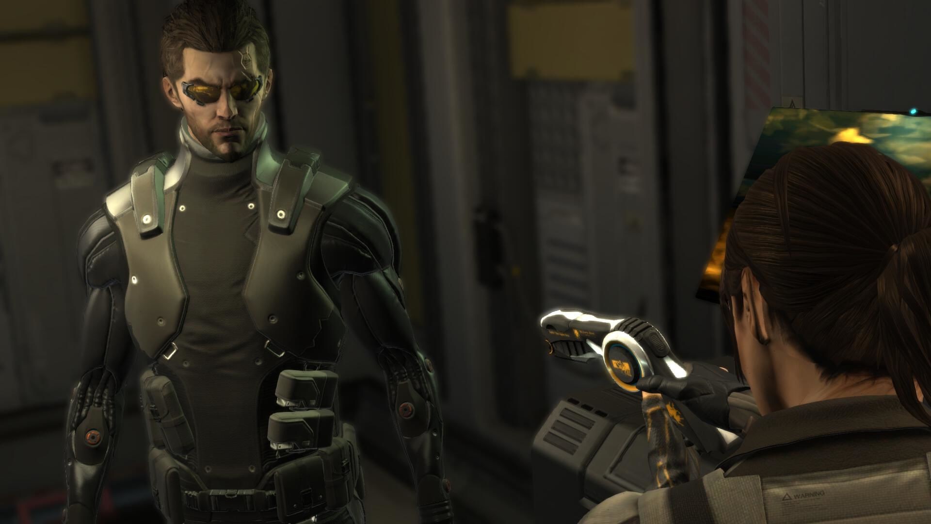 Deus ex human revolution дергается изображение при прицеливании