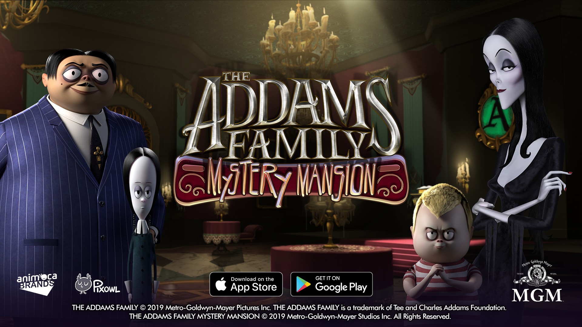 Арт The Addams Family Mystery Mansion - всего 15 артов из игры