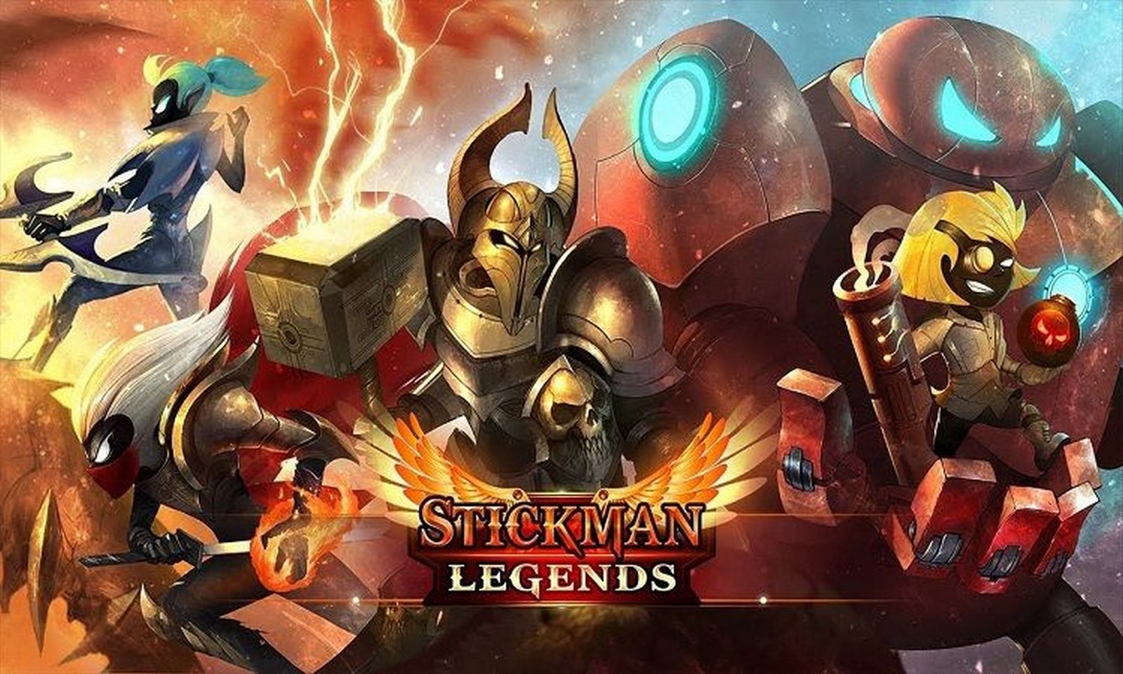 Арт Stickman Legends: Shadow War Offline Fighting Game (Shadow Hunter: Stickman  Legends) - всего 4 арта из игры