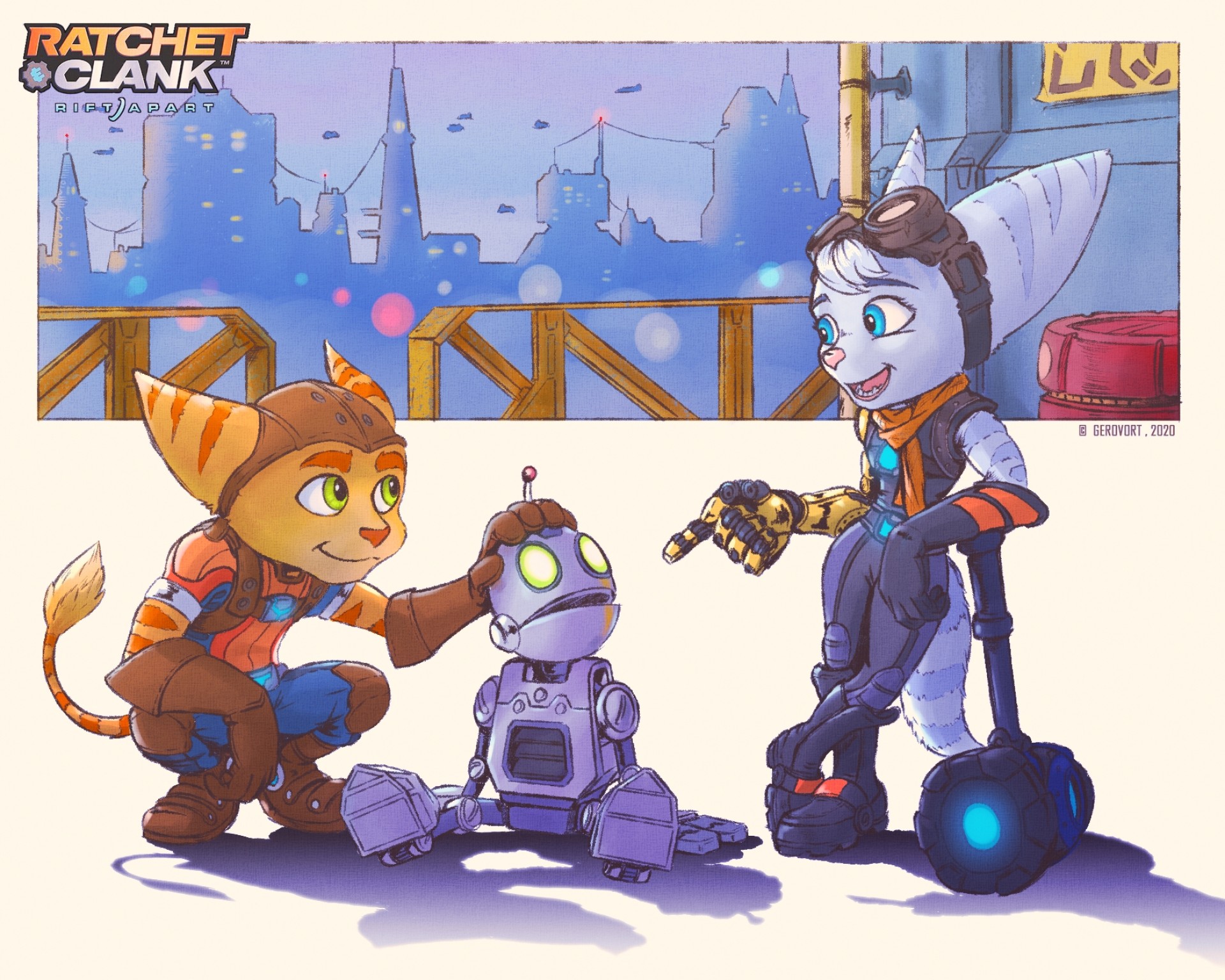 Ratchet and clank art