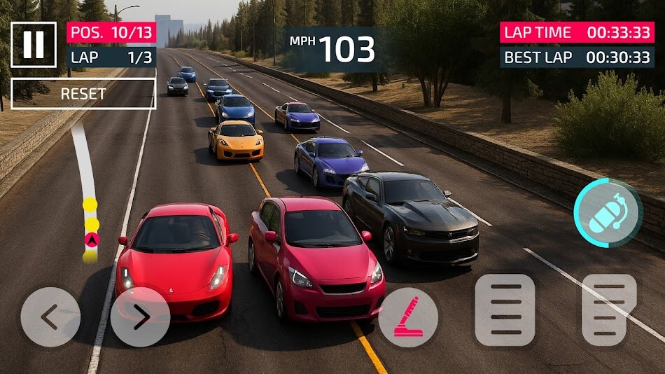 Скриншоты из Car Racing Sim 2025