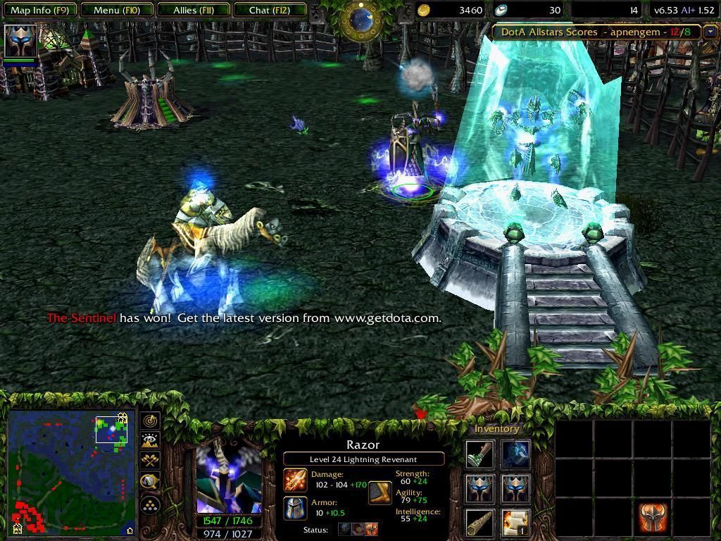 Карта dota warcraft 3 frozen throne