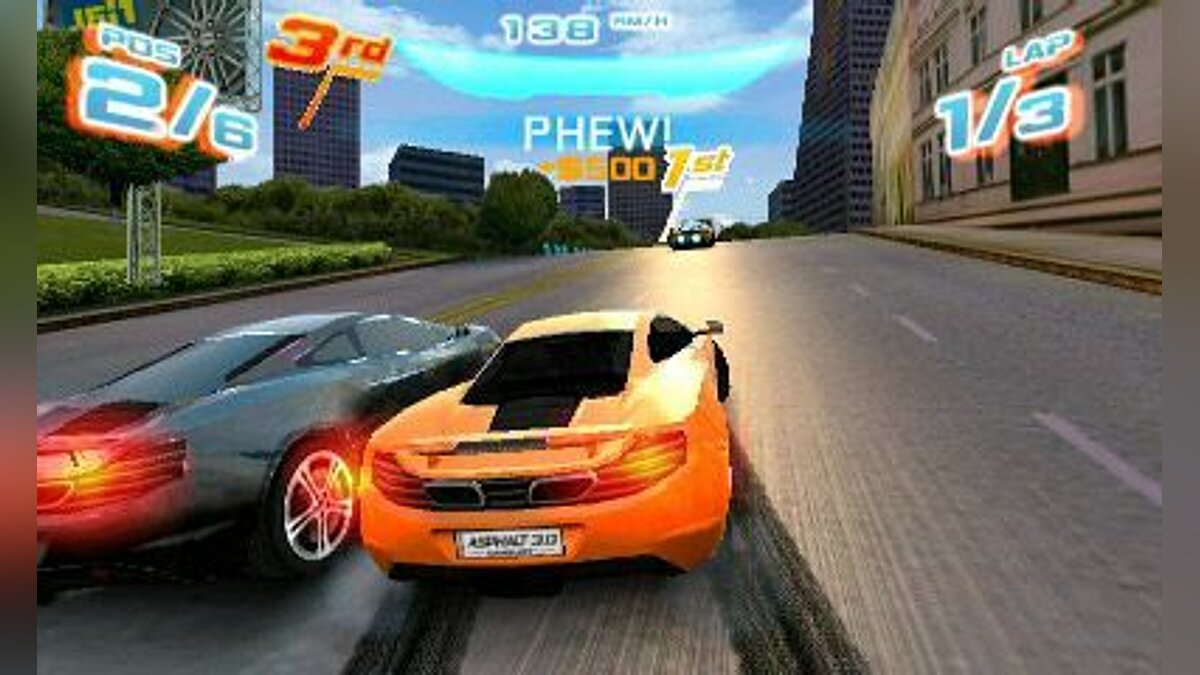 Асфальт 3. Asphalt 3d. Asphalt 3 Скриншоты. Asphalt 3d 3ds.