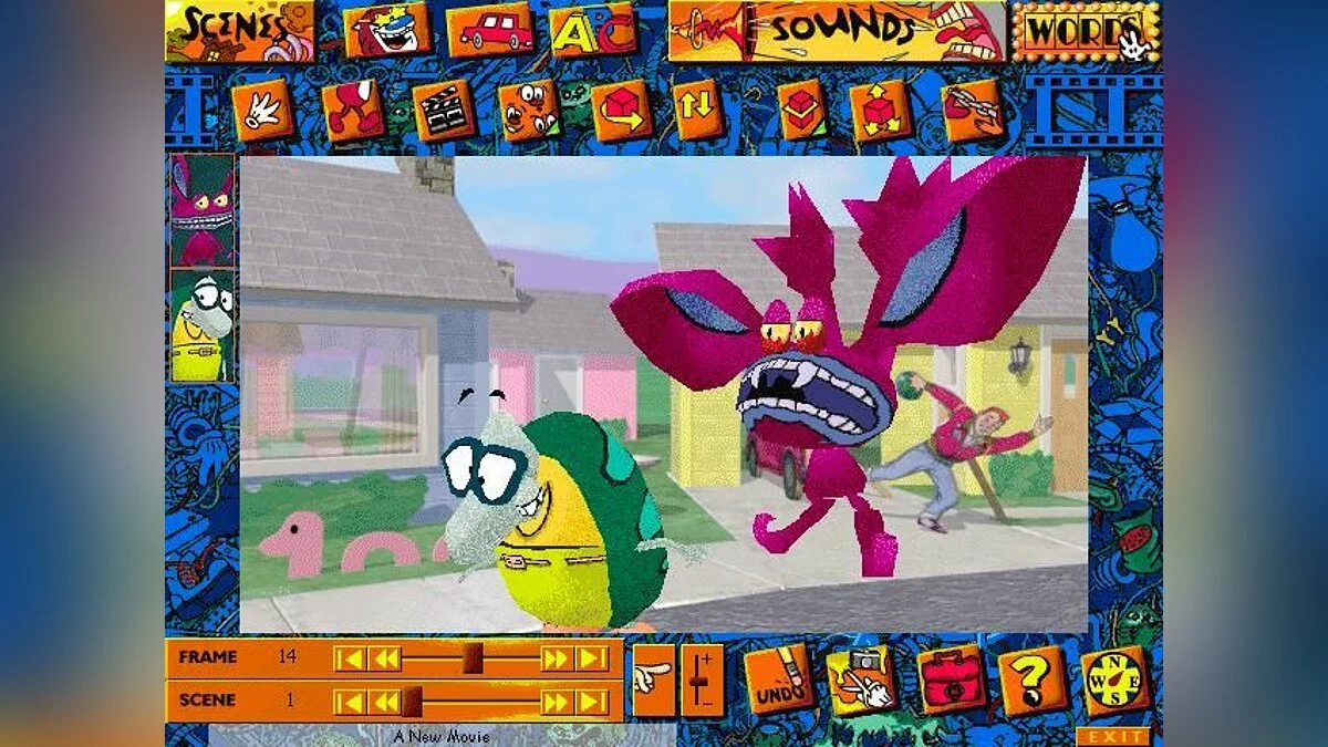 Скриншоты из 3D Movie Maker