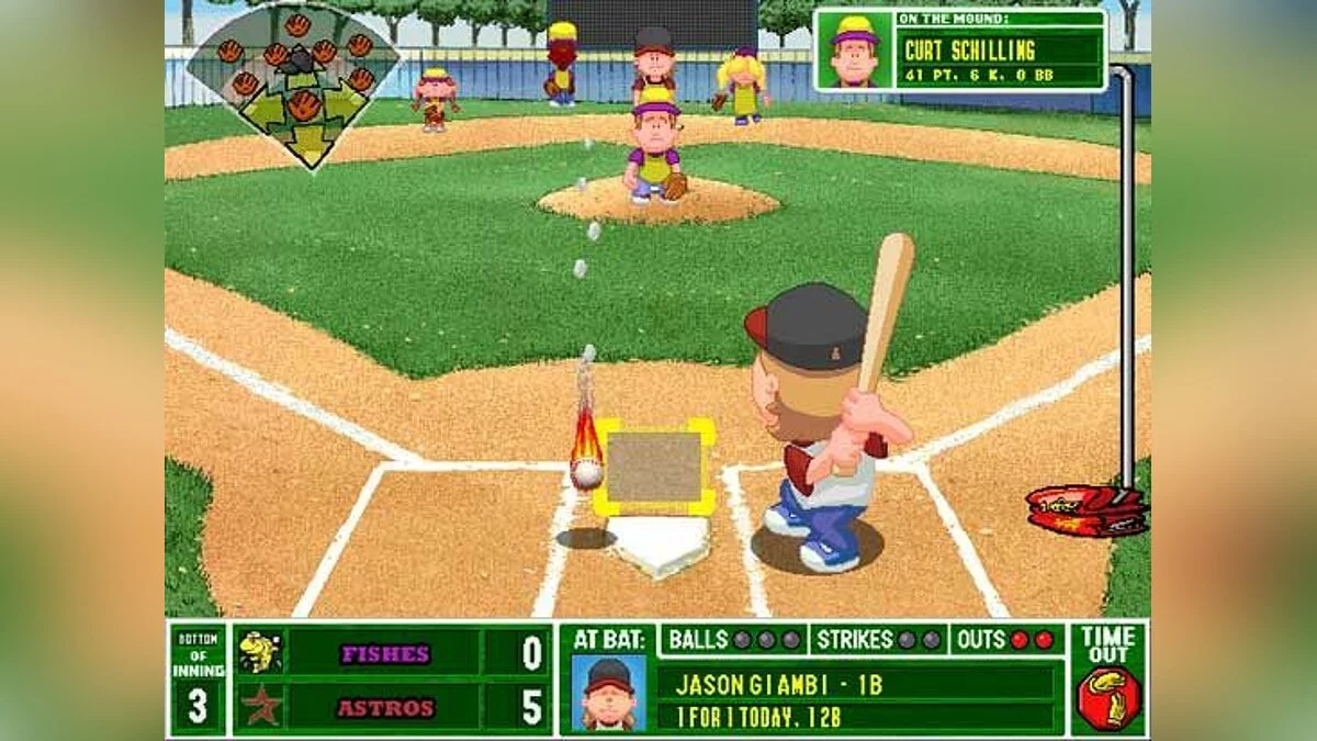 Скриншоты из Backyard Baseball 2001