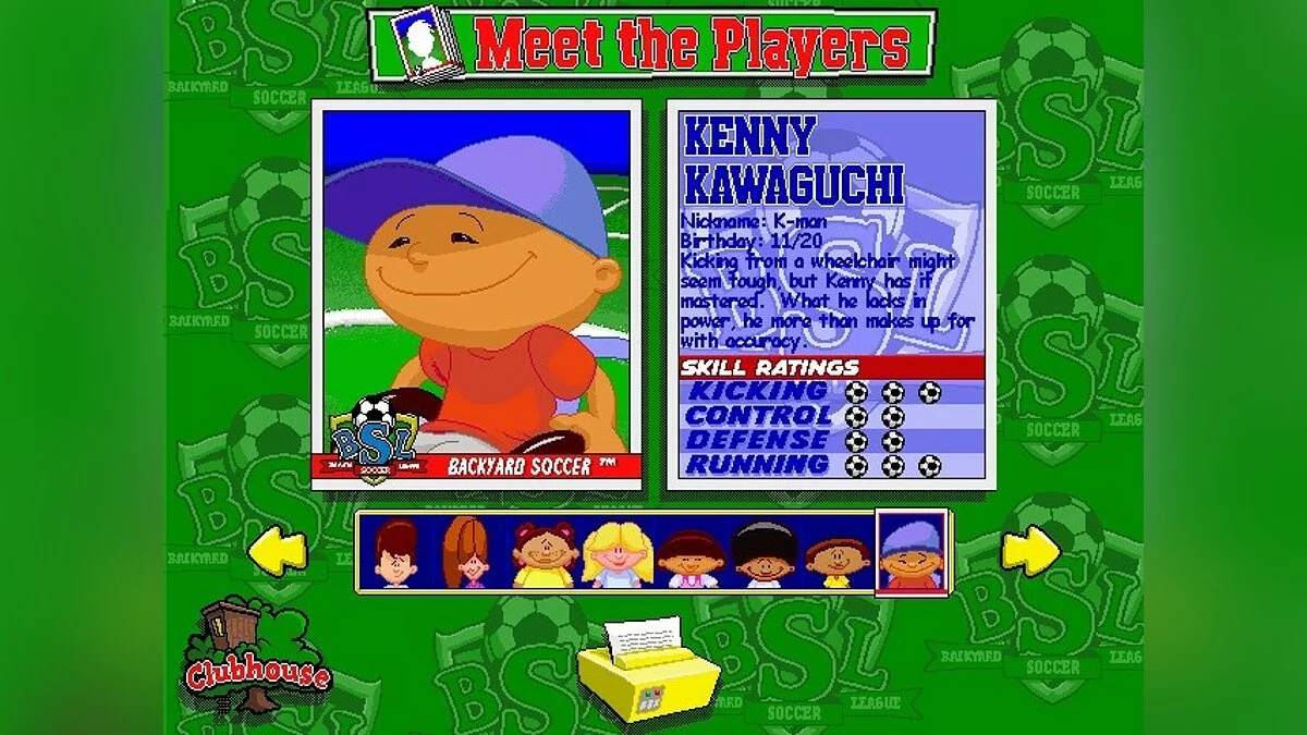 Скриншоты из Backyard Soccer