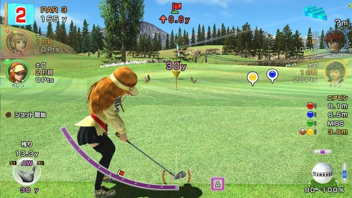 Скриншоты из Hot Shots Golf 6