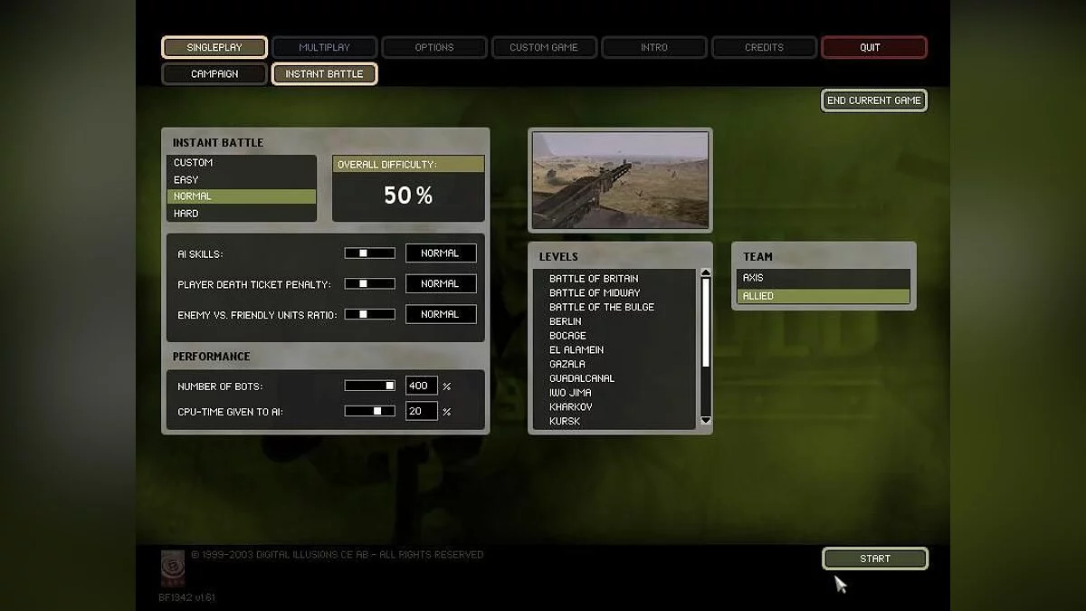 Скриншоты из Battlefield 1942
