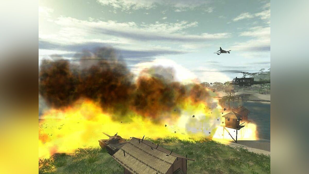 Bombing scene. Бателфилд Вьетнам 2. Бателфилд Вьетнам screenshots. Battlefield Vietnam Скриншоты. Бателфилд Вьетнам фото.