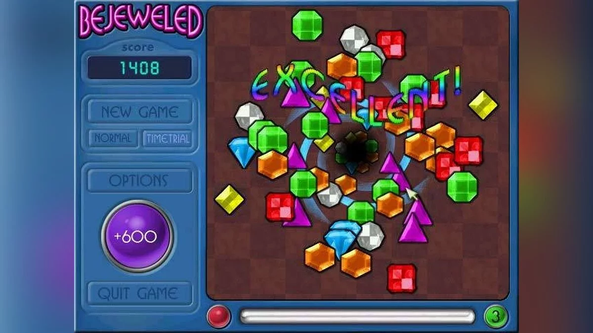 Скриншоты из Bejeweled Deluxe