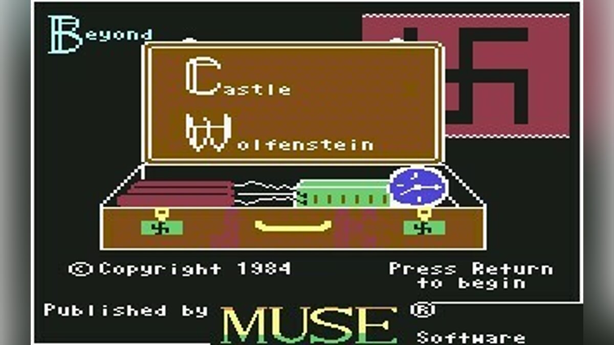 Beyond castle wolfenstein. Castle Wolfenstein 1984. Castle Wolfenstein + Beyond Castle Wolfenstein. Castle Wolfenstein 1984 обложка.