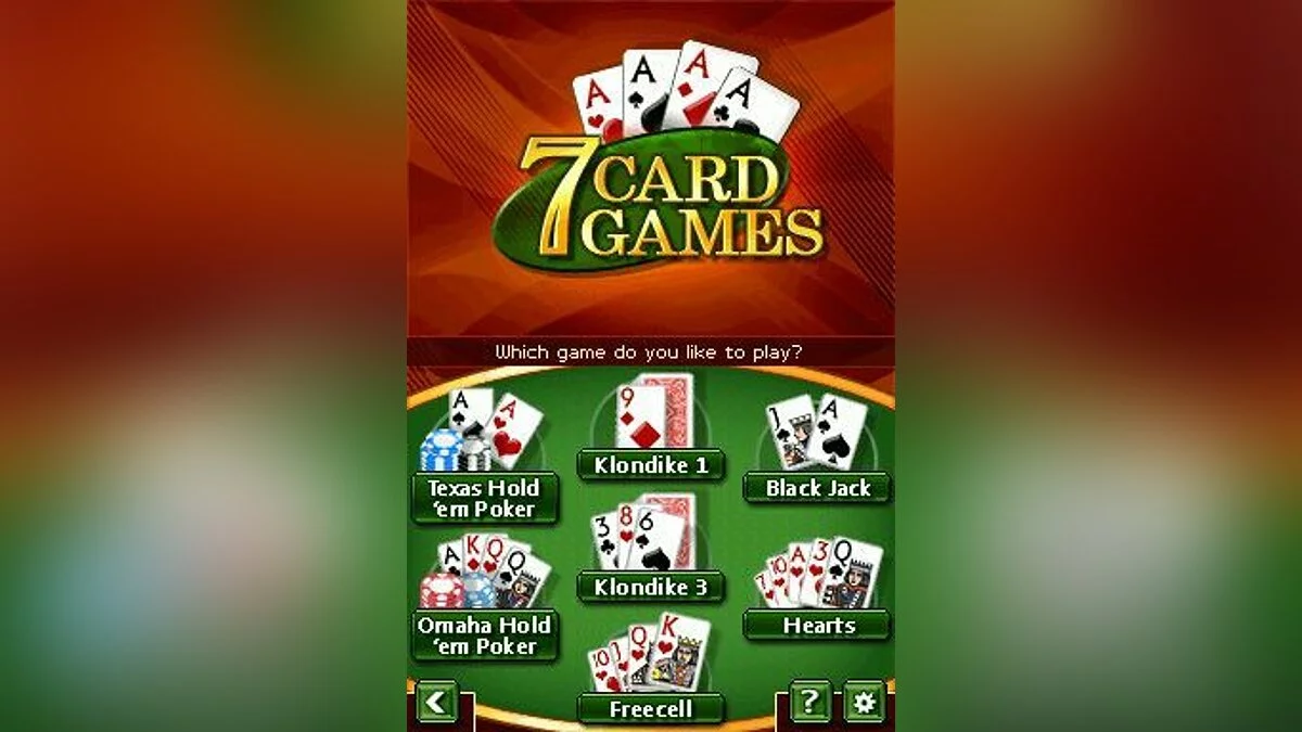 Скриншоты из 7 Card Games / Картинка 1