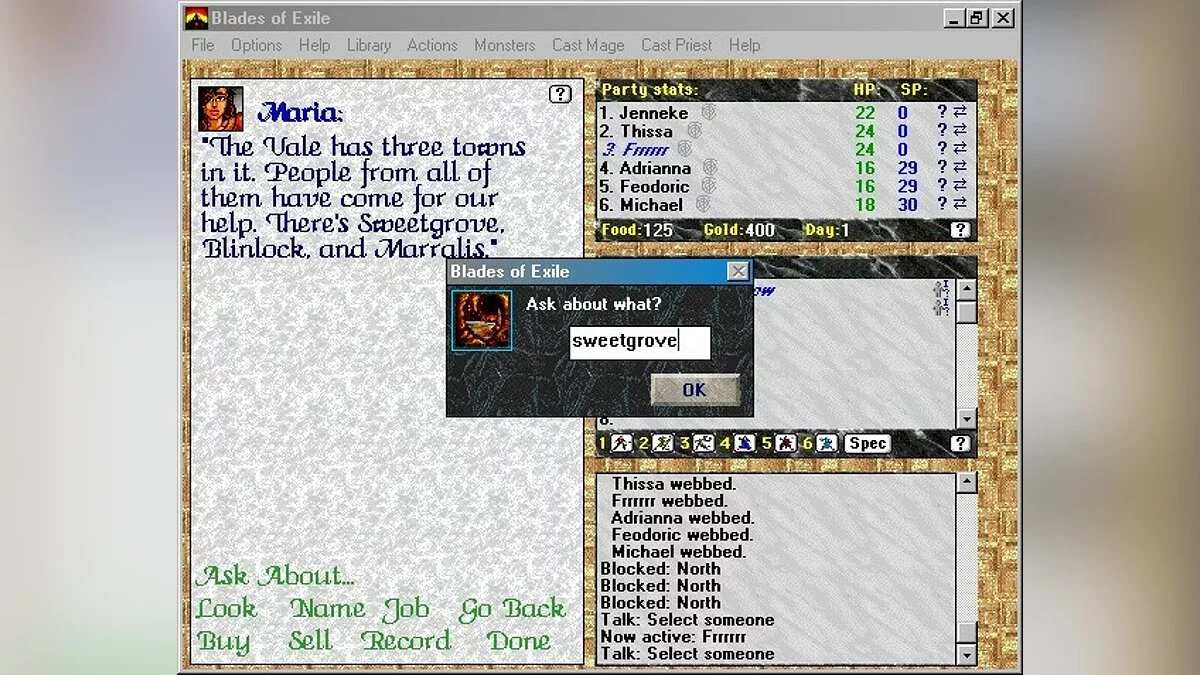 Скриншоты из Blades of Exile