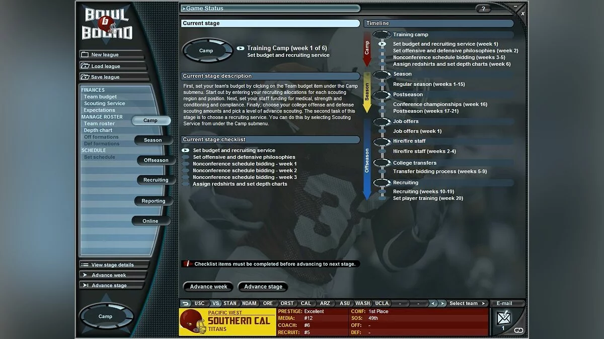 Скриншоты из Bowl Bound College Football / Картинка 2