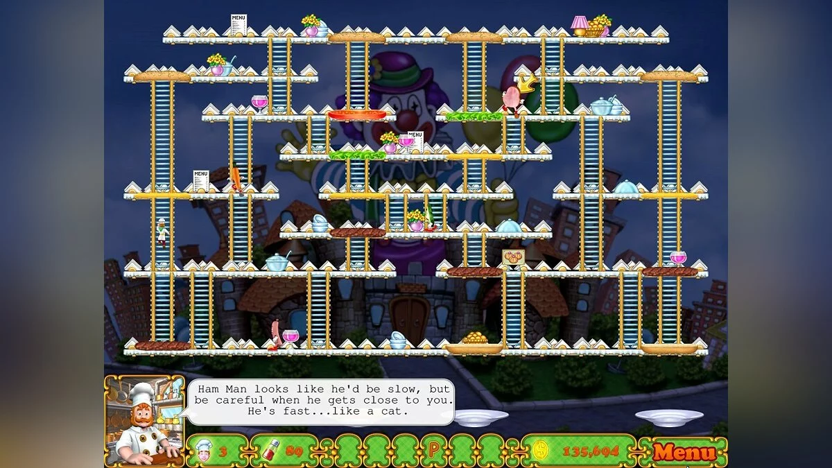 Скриншоты из BurgerTime Deluxe