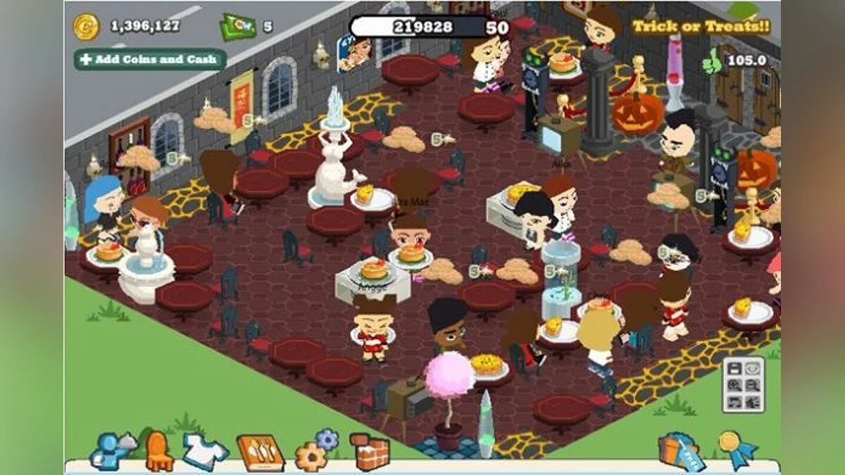 Скриншоты из CafГ© World