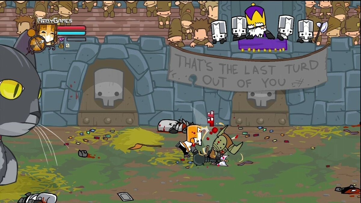 castle crashers xbox 360, castle crashers скриншоты, кастл крашерс гигантский тролль, castle crashers тролль