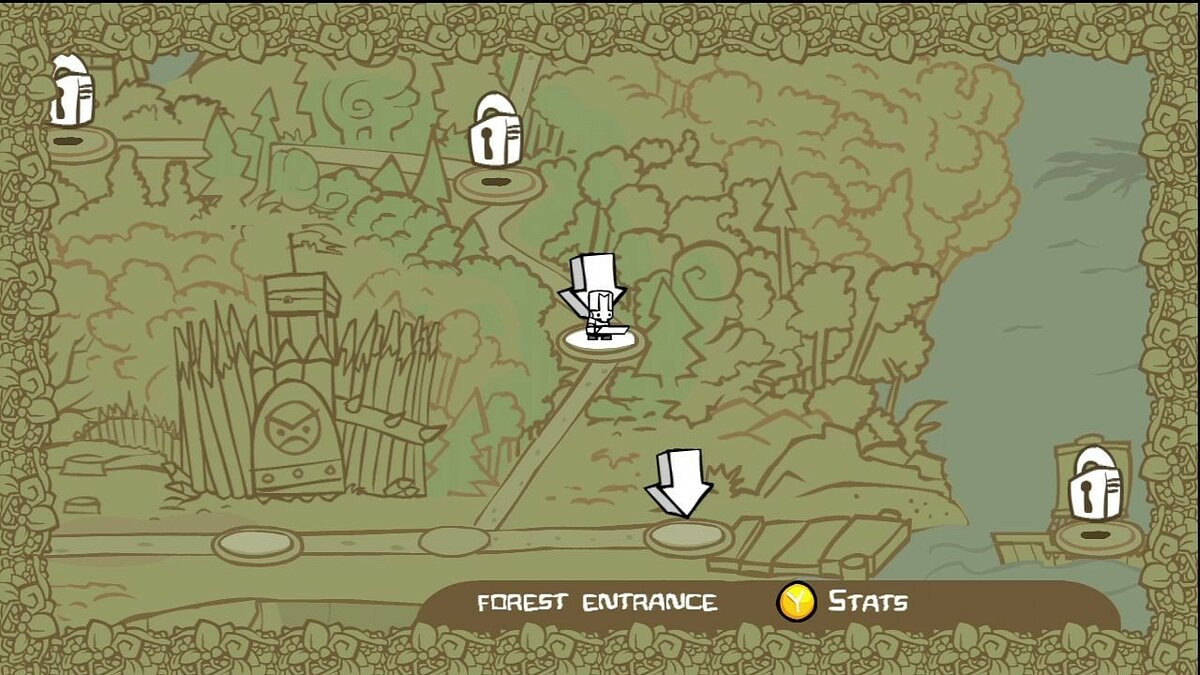 Карта castle crashers