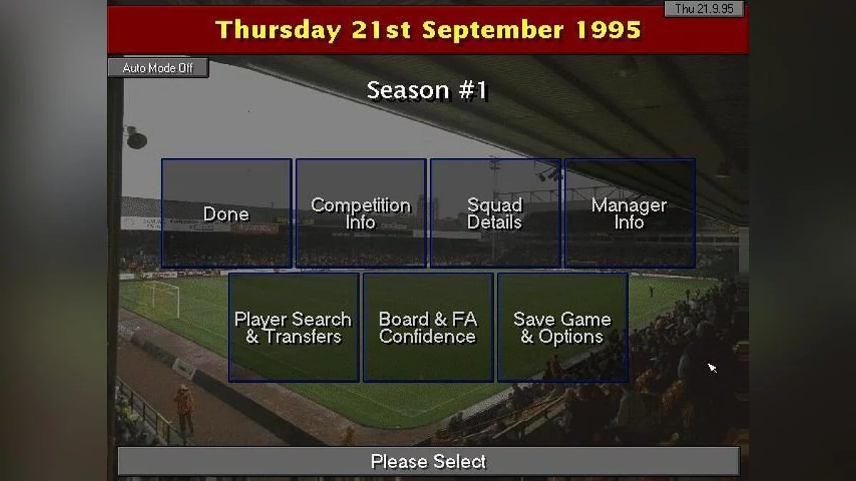 Скриншоты из Championship Manager 2