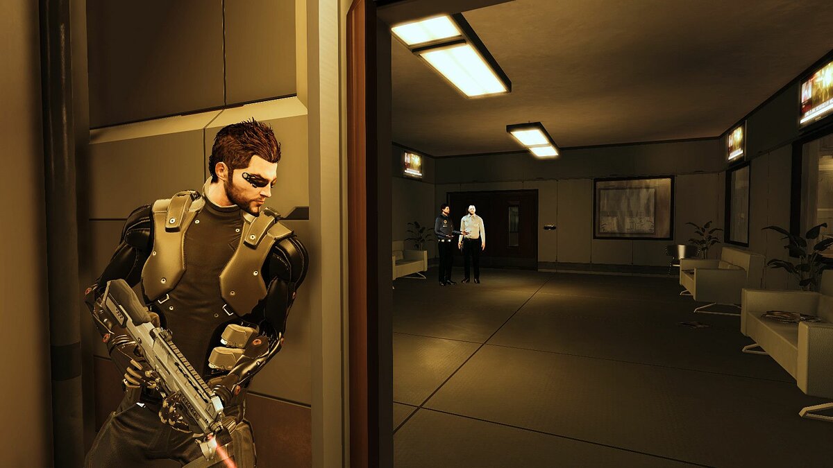 Deus ex human revolution дергается изображение при прицеливании