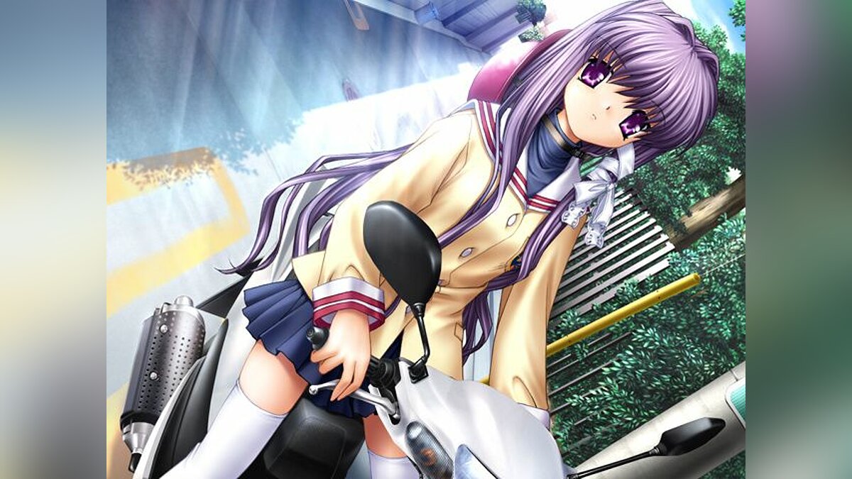 Скриншоты <b>Clannad</b>.