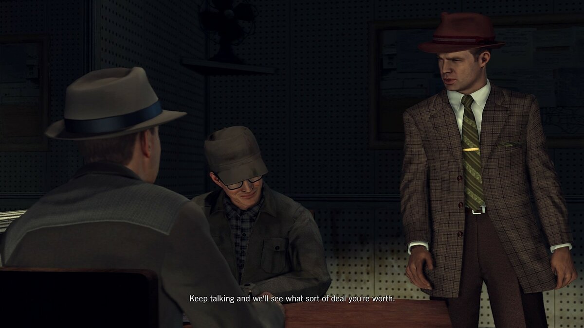 L a noire 100. Скрины l a Ноир.