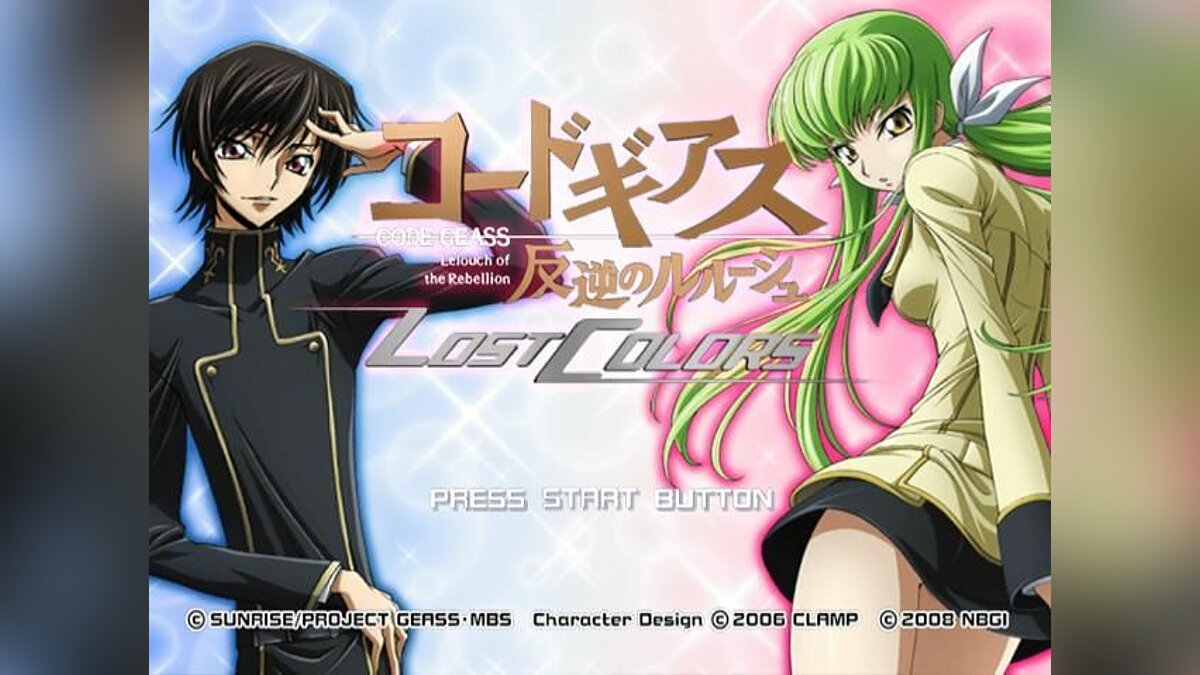 Лучшие игры, похожие на Code Geass: Lost Colors (Code Geass: Hangyaku no  Lelouch - Lost Colors)