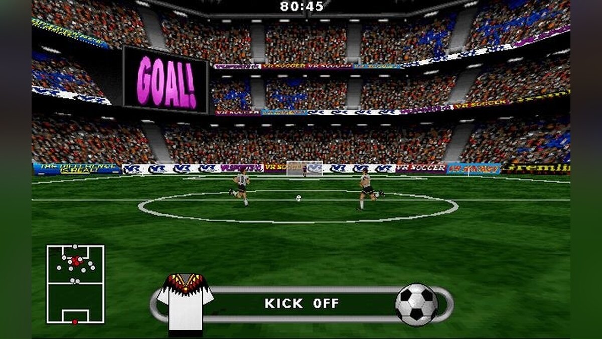 Футбол 96. VR Soccer '96. VR футбол. Actua Soccer 96.