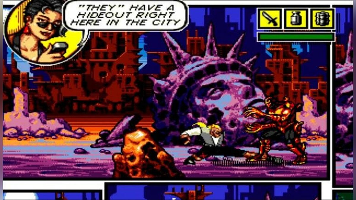 Скриншоты Comix Zone - всего 34 картинки из игры