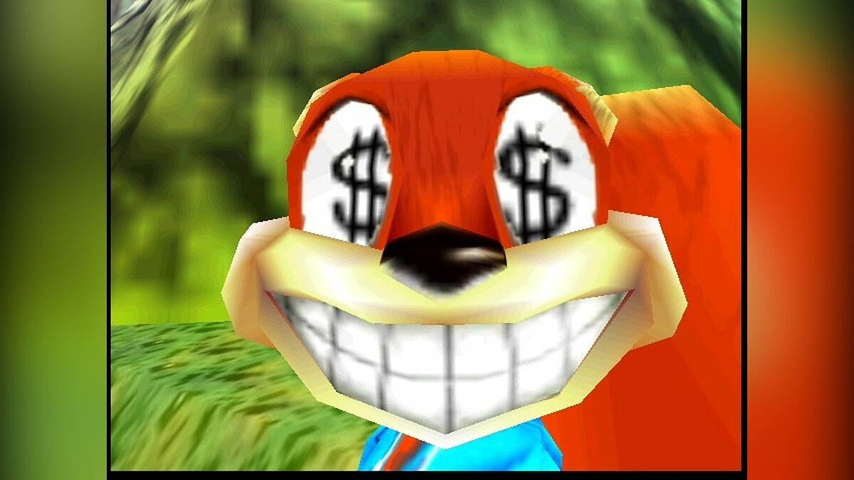 Conker's bad fur day money