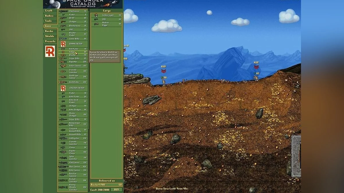 Скриншоты из Cortex Command