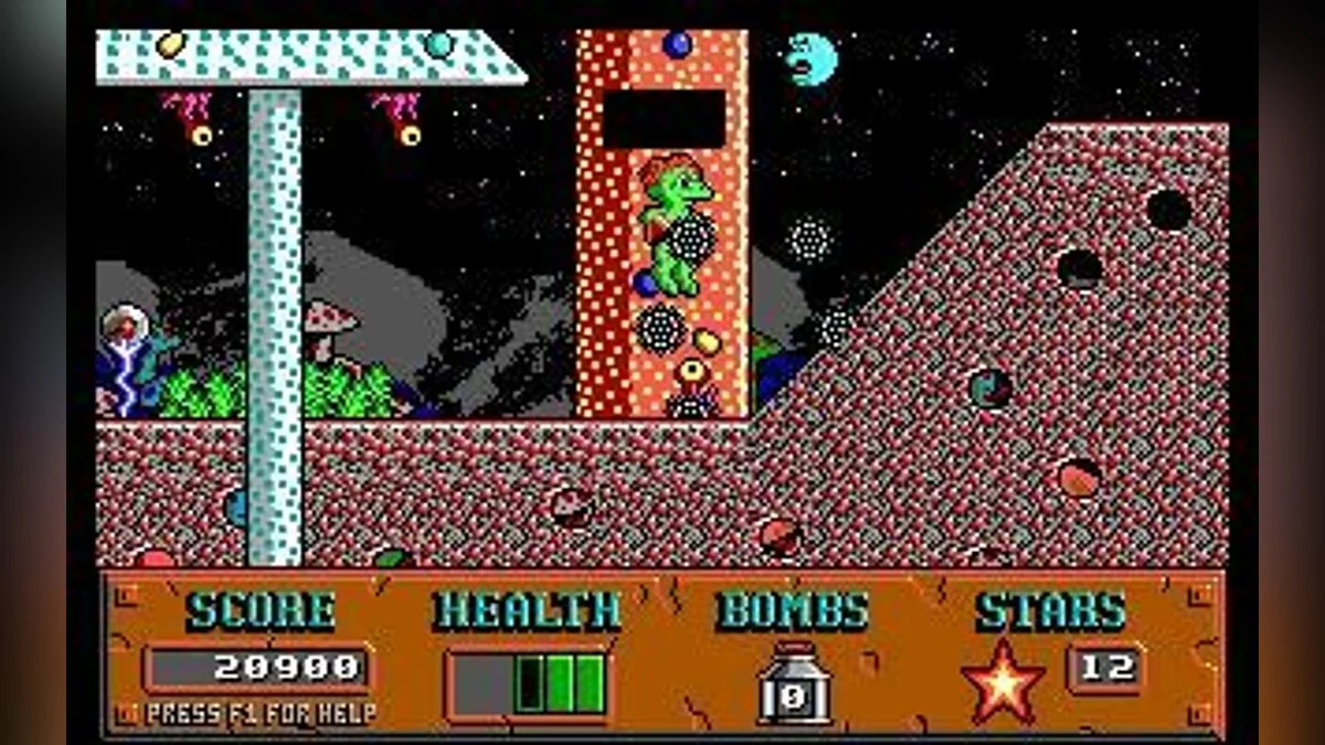 Скриншоты из Cosmo's Cosmic Adventure: Forbidden Planet