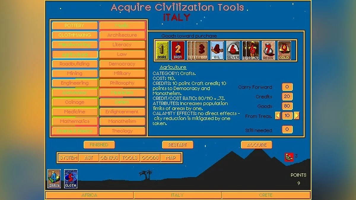 Скриншоты из Advanced Civilization