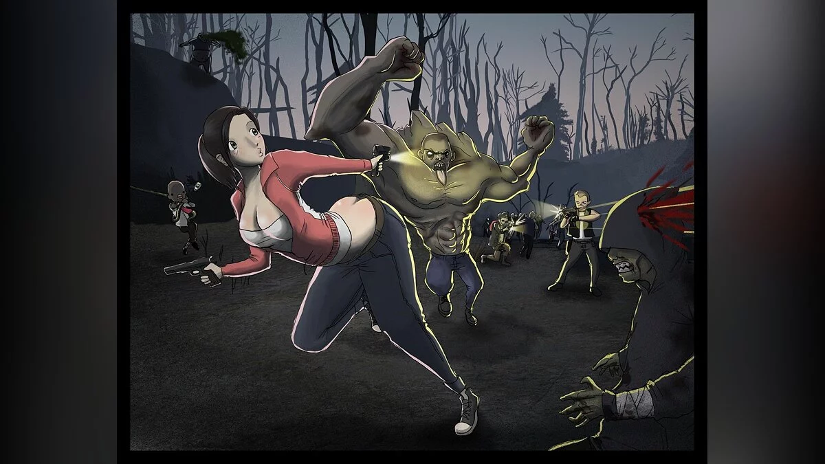 Девушки из Left 4 Dead / Картинка 5