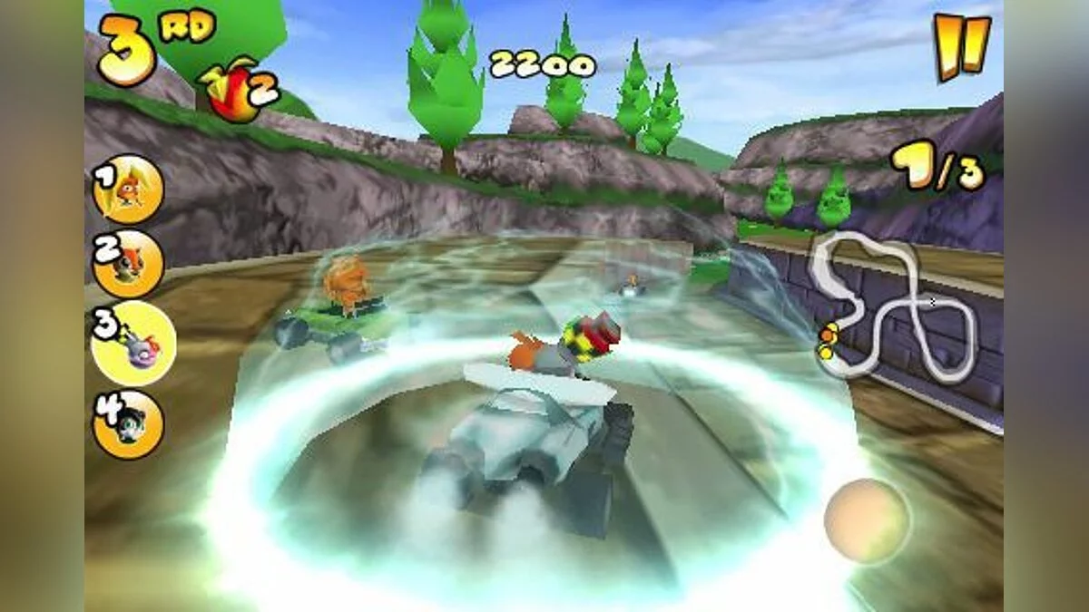 Скриншоты из Crash Bandicoot Nitro Kart 2