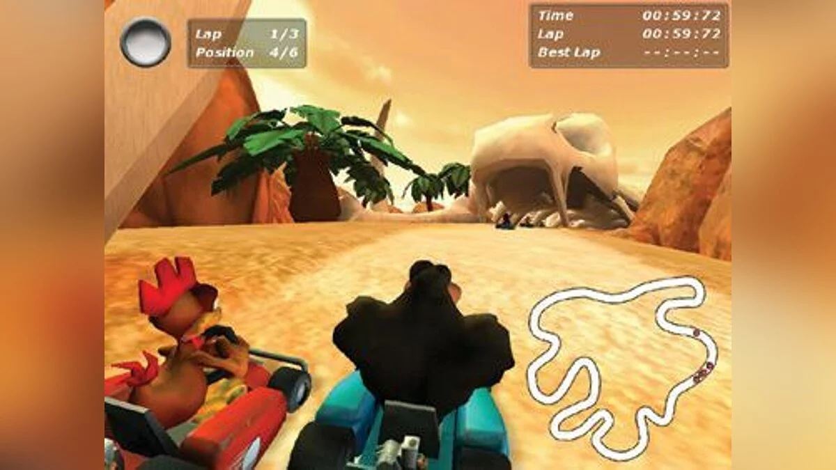 Скриншоты из Crazy Chicken: Kart 3