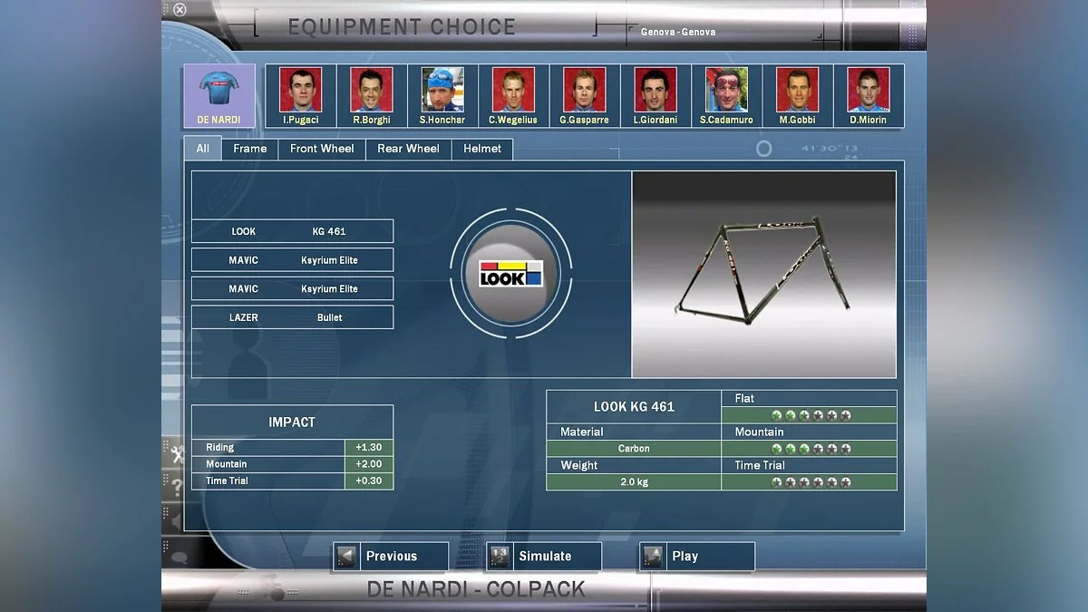 Скриншоты из Cycling Manager 4