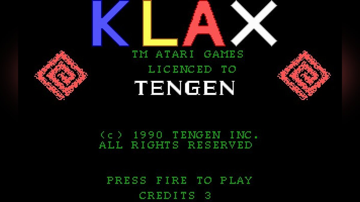 Game license. KLAX (игра). Клакс игра. Сега KLAX. KLAX.