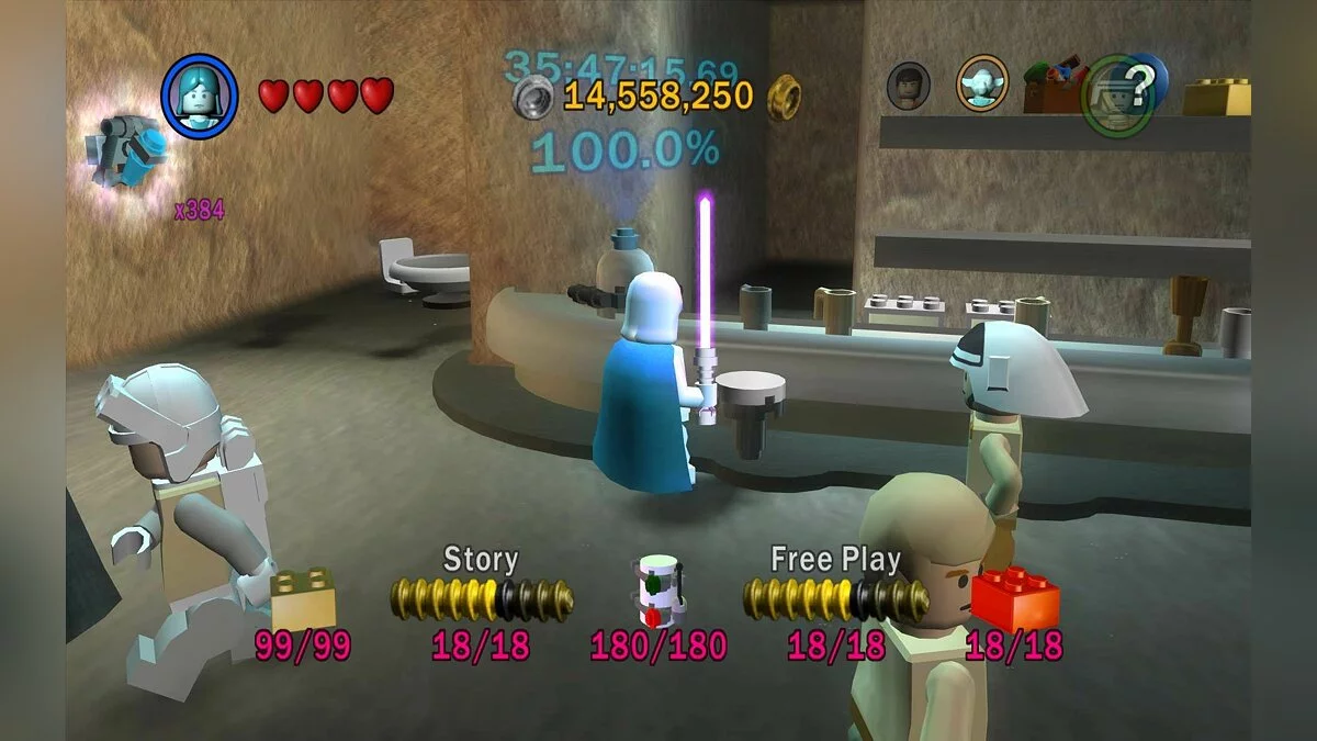 Скриншоты из LEGO Star Wars: The Complete Saga