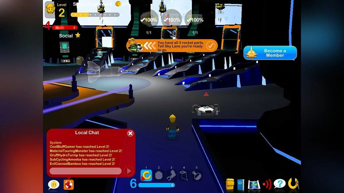 Скриншоты из LEGO Universe