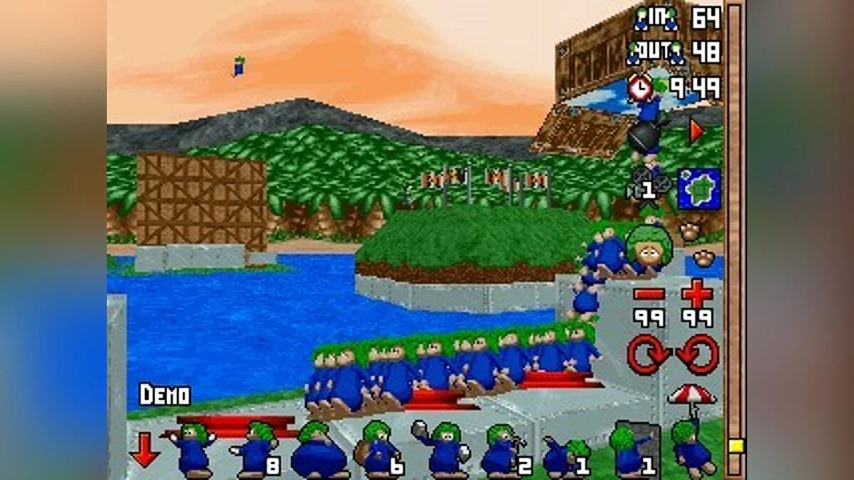Скриншоты из Lemmings 3D