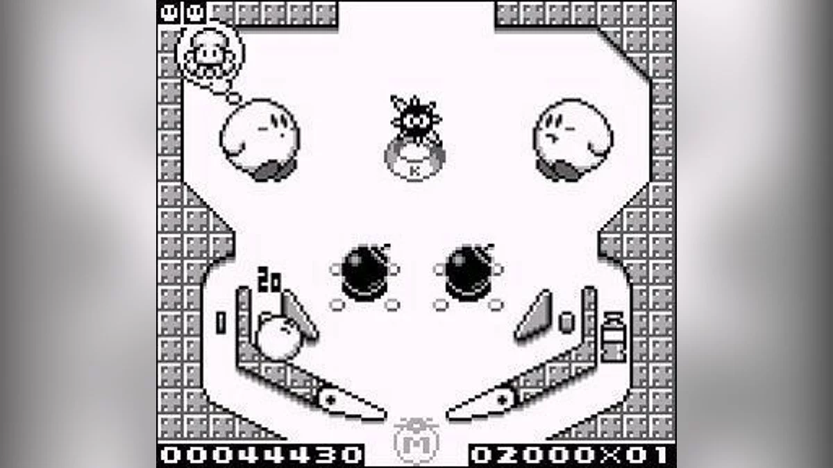 Скриншоты из Kirby's Pinball Land