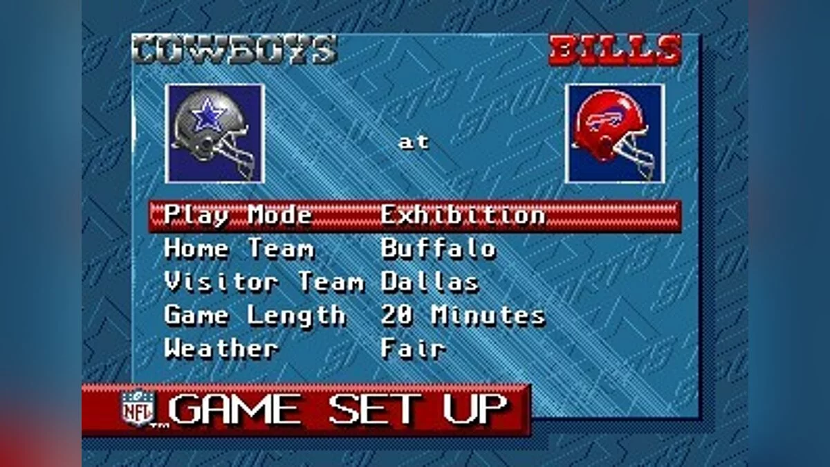 Скриншоты из Madden NFL '94 / Картинка 6