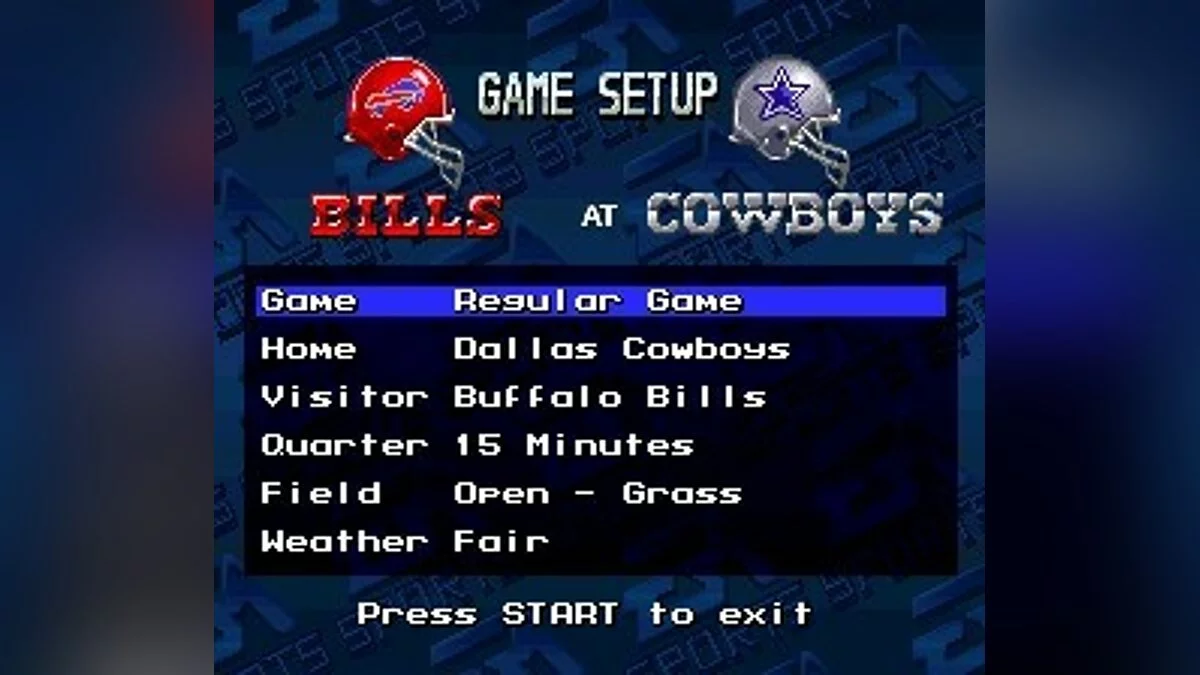 Скриншоты из Madden NFL '94 / Картинка 26