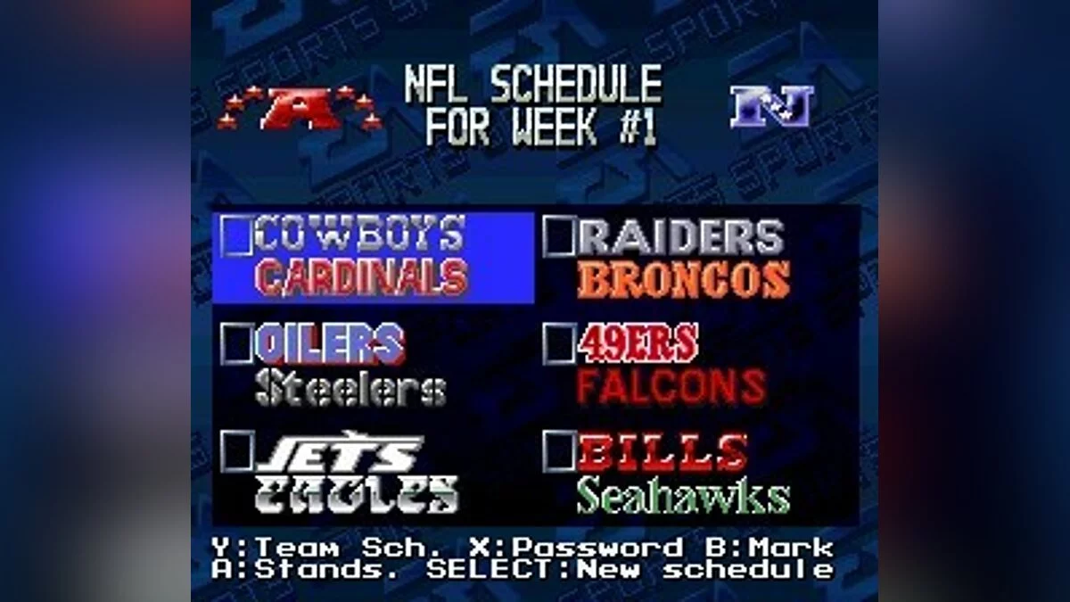 Скриншоты из Madden NFL '94 / Картинка 43