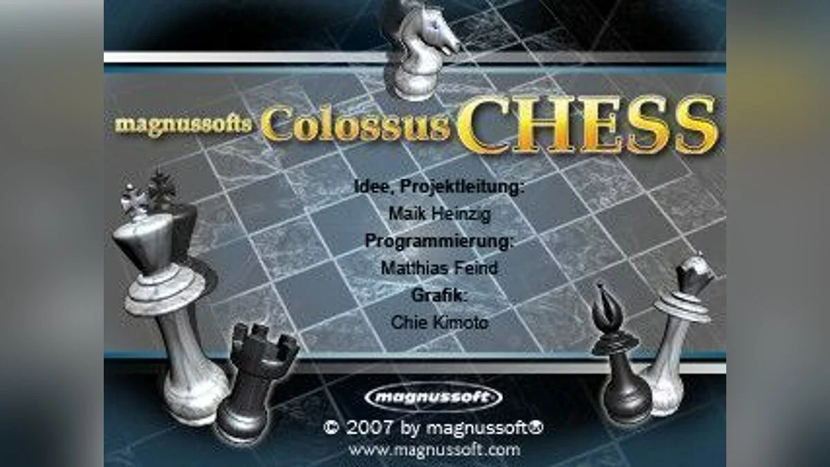 Скриншоты из Magnussoft's Colossus Chess