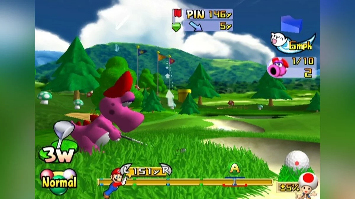 Скриншоты из Mario Golf: Toadstool Tour
