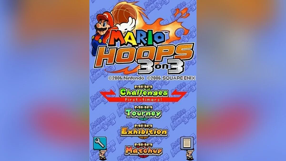 Скриншоты из Mario Hoops 3 on 3